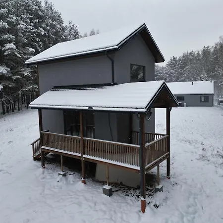 Chalet Prywatne Lesne W Drewnianym Domku Niedaleko Warszawa